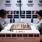 Norwegian Chess Women 2024 R2: Vaishali ดักจับราชินีของ Humpy ไว้ตรงกลางกระดาน